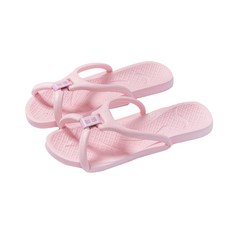 여행용 접이식 슬리퍼 출장 여행 호텔 변신 초경량, 핑크, 1개