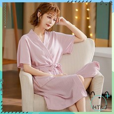 熱賣款浴袍女夏季薄款春秋性感長款情侶一對睡衣睡裙酒店吸水浴袍睡袍男
