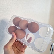 휴대용 캠핑용 8구 계란케이스 보관함, 본상품