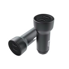 MCK 雙Type-C 65W 車用充電器 PD3.0 快速充電 適用12-24V 車型 - MCK-Q265, 黑色