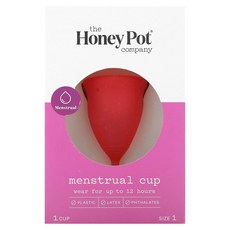 The Honey Pot Company 생리 컵 사이즈 1 1컵, TheHoneyPotCompany생리컵사이즈11컵, 1개, 1개입