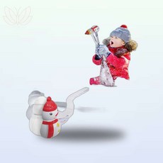 보용상점 눈집게 모래놀이 눈사람만들기 스노우맨클립 캐릭터눈집게