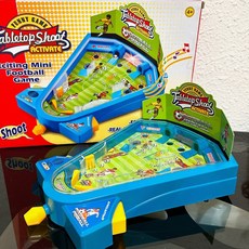 翔翼玩具 足球彈珠檯 桌上足球遊戲組 兒童益智玩具 彈珠台 冰球桌遊, 1個, 12-3509彈珠檯 桌上足球