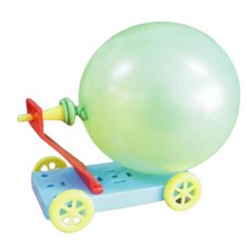 반작용실험 풍선과학 조립자동차 과학교구 초등체험키트 체험키트, 2개