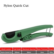 슈퍼 전문 파이프 절단 칼 가위 커터 배관공 특수 손 도구, 10. Nylon Quick Cut, 1개