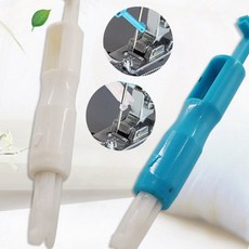 자동 실꿰기 보조기 재봉틀 바늘구멍 정확한 실끼우기 실버 원터치, 1개