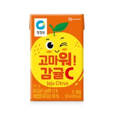 청정원 고마워 감귤씨C, 135ml, 32개