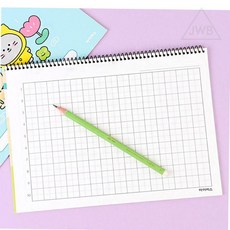 에스웍 초등 슬림 쓰기 15칸 초등학생노트, 랜덤 1개