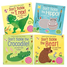 Don't Tickle the T-rex / Bear / Crocodile / Hippo! 硬頁觸摸音效書 (共4本) Sam Taplin, 詳見詳細資訊
