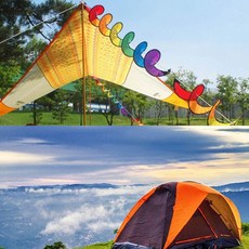 감성캠핑 스피너 바람개비 무지개색 예쁜 꾸미기 소품 캠핑스피너 캠핑바람개비 감성바람개비, 레인보우