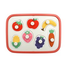 꼬마천사 실리콘 과일 꼭지 퍼즐, 7피스, 1개
