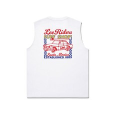 LEE 리 라이더스 서프샵 슬리브리스 티셔츠 화이트 LE2402ST39WH 470611