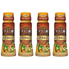 아마씨 오일 드레싱 로스티드 세서미 맛, 160ml, 4개