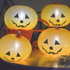 소레빈 할로윈 호박 LED풍선 5개 이벤트풍선