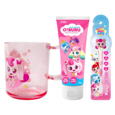 포차코 양치세트 / 칫솔&치약, 1개