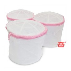 帶支架洗衣袋 內衣胸罩洗衣袋 帶支架型洗衣籃 護洗袋 洗護袋 圓筒型加厚 附發票, 1個, 白色