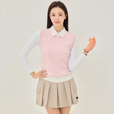제이투제이 여성골프웨어 앞뒤배색 라운드 베스트