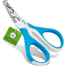 보셸 대형 반려견 손톱깎이 안전 가드 및 무료 손톱 파일 포함 전문가용 홈 그루밍 면도날 트리머, Small - Angled