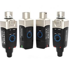 Xvive U3 XLR 마이크 무선 시스템 2.4동적 마이크로폰 오디오 믹서 PA 시스템을 위한 GHz 송신기 및 수신기, U3D, 1개