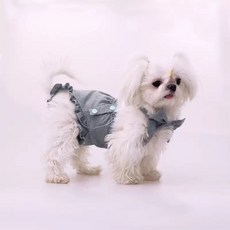 臺灣出貨-寵物防水生理褲專用狗衣服月經褲防騷擾背心母貓狗狗柯基泰迪清倉, 煙粉色,L, 1個