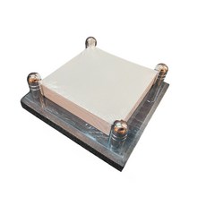 易利優品 大理石鍍鉻Memo座, 黑色, 1個