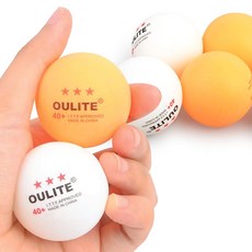 ABS 탁구공 6P 연습용 3성 우수품질 동호회 탁구장 sty*52780vu, 본품, 1