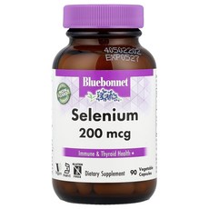 블루본넷뉴트리션 셀레늄 셀레노메티오닌 200mcg 베지캡슐 90정, 2개