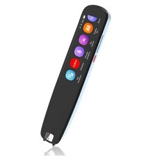 핫세일 스캔 리더 펜 16GB 콜린스 사전 스캐너 번역기 스캔 펜 OCR 디지털 음성 번역 장치, 1) Blue