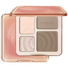 Judydoll橘朵高光修容盤 綜合盤 啞光陰影 鼻影 珠光提亮 立體感, 1個, Highlighter, Bronzer