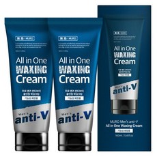 무로 맨즈 안티브이 올인원 왁싱크림 160ml 2개