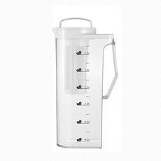 [上手家居] 2.2L 大容量 冷水壺 附濾網 耐溫-20°C~110°C, 1個, 2.2L 300目過濾水壺