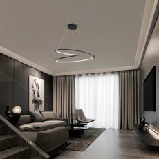 【H&R安室家】60cm三葉草LED吊燈 ZA0171，簡約時尚，節能省電，適用於客廳臥室，輕鬆營造溫馨氛圍