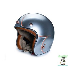 MODER 摩德 JONES瓊斯 復古安全帽 亮光星空銀 L, 1個