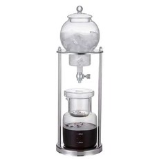 金色冰滴咖啡壺冷萃茶壺 600ml, 銀色冰滴壺B款, 1個