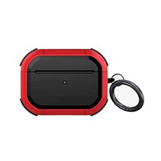 山水之寶 氣囊機甲保護殼, 紅色, 1個, AirPodsPro 2/AirPodsPro