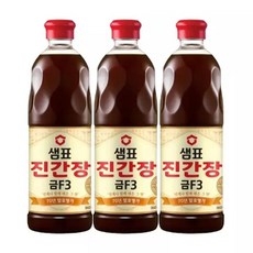 샘표 진간장 금F3 860ml 3개