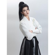 한복 무협 코스프레 의상 여성 남성 공용 검객 졸업사진 촬영 전통 무사 컨셉 세트