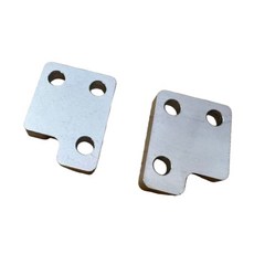 그랜드 피아노의 빠른 설치와 간편한 교체를 위한 2Pcs 알루미늄 합금 피아노 슬로우 폴 후크 수리 부품, Silver