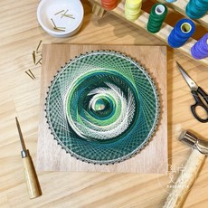 覺定幸福 Stringart 夏至藝術創作：手作線條藝術，輕鬆打造獨特居家風格