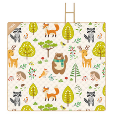 StarR NATURE 알루미늄 피크닉 매트 6mm, 동물 카니발