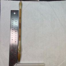 純狼毫毛筆 牛角頂鬥 湘妃竹筆桿 出鋒51毫米 口徑12毫米, 1個, 參考詳情頁