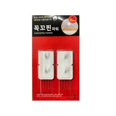 앤하우스 U자형 파워 꼭꼬핀 4p 벽행거 벽지꽂이 소품걸이 행거 벽지핀, 본상품, For▶본본품★º