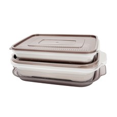 제오닉 명절음식 전 보관용기 3.7L + 6L + 쟁반, 1세트