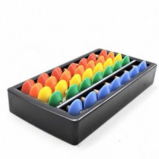 컬러 주판 7선 초등학생주판 예쁜주판 수학도구 초등주판 수리셈주산 수학교구 주판계산기 주산주판 덧셈교 RAM, 1개