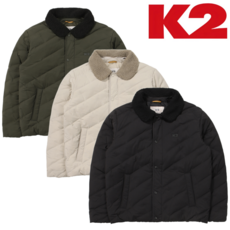 [매장발송] K2 남성 경량 패딩 가을 겨울 구스 다운 오리털 보온 방한 퀼팅 탈부착 플리스 카라 집업 자켓 일상 출퇴근 등산 캠핑 골프 점퍼