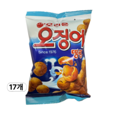 오리온 오징어 땅콩, 98g, 17개