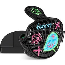 장인 골프 DF3 퍼터 커버 헤드커버 센터 샤프트 버디 디자인 OZ1 몰렛 커버 드라이버 미드 힐 포함, Mid Mallet Putter Cover