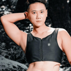 Esha束胸 MULT旗艦系列 拉鍊 半身束胸 短款束胸 正面拉鍊 中央拉鍊 高彈包覆 舒適大尺碼平胸背心