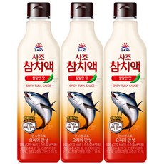 사조 참치액 칼칼한맛500g, 500g, 3개