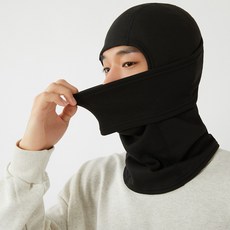 온덱스 겨울 기모 바라클라바, 블랙 1개, 1개